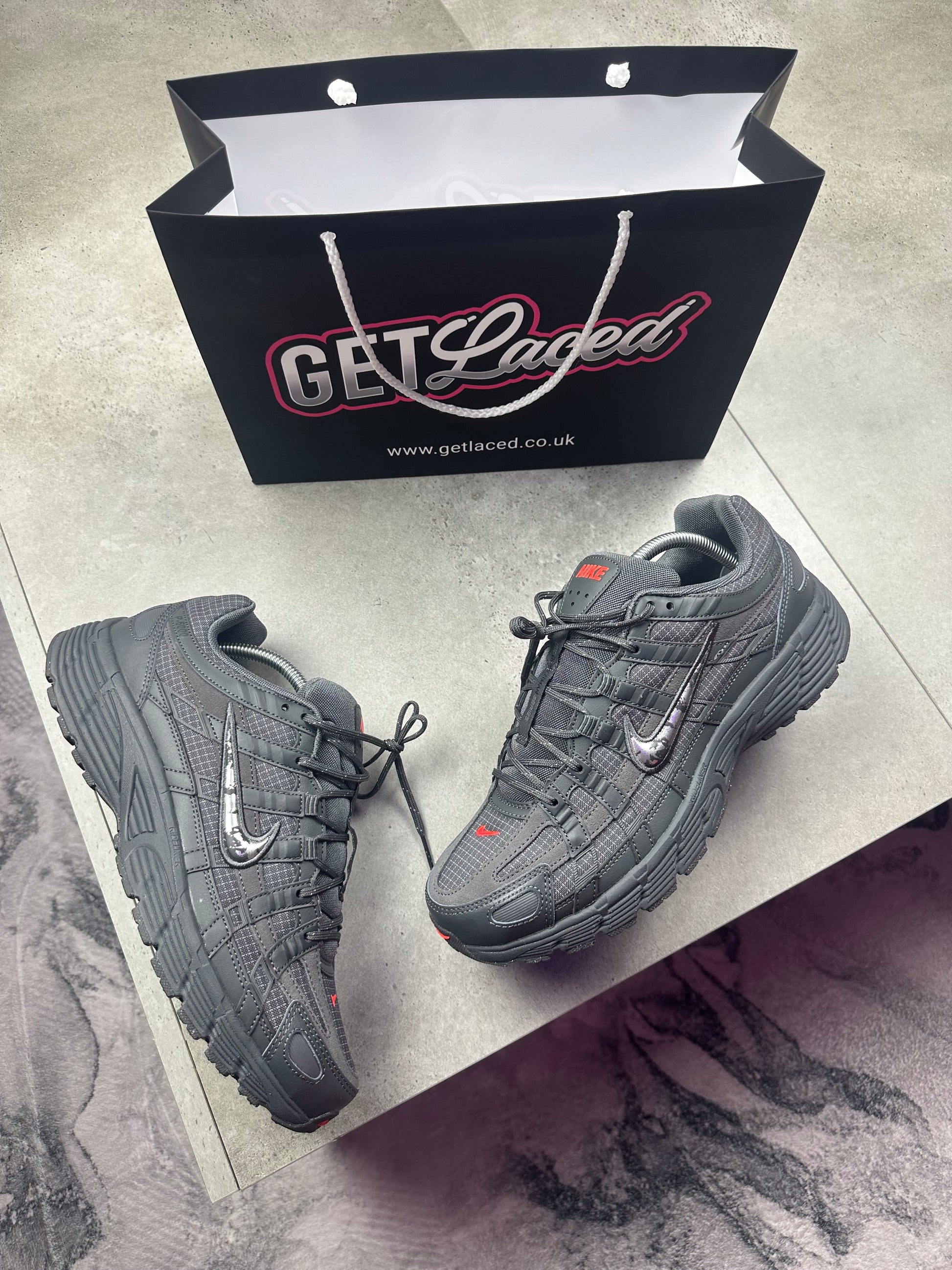 Nike P6000 PRM - 'Iron Grey / Red'