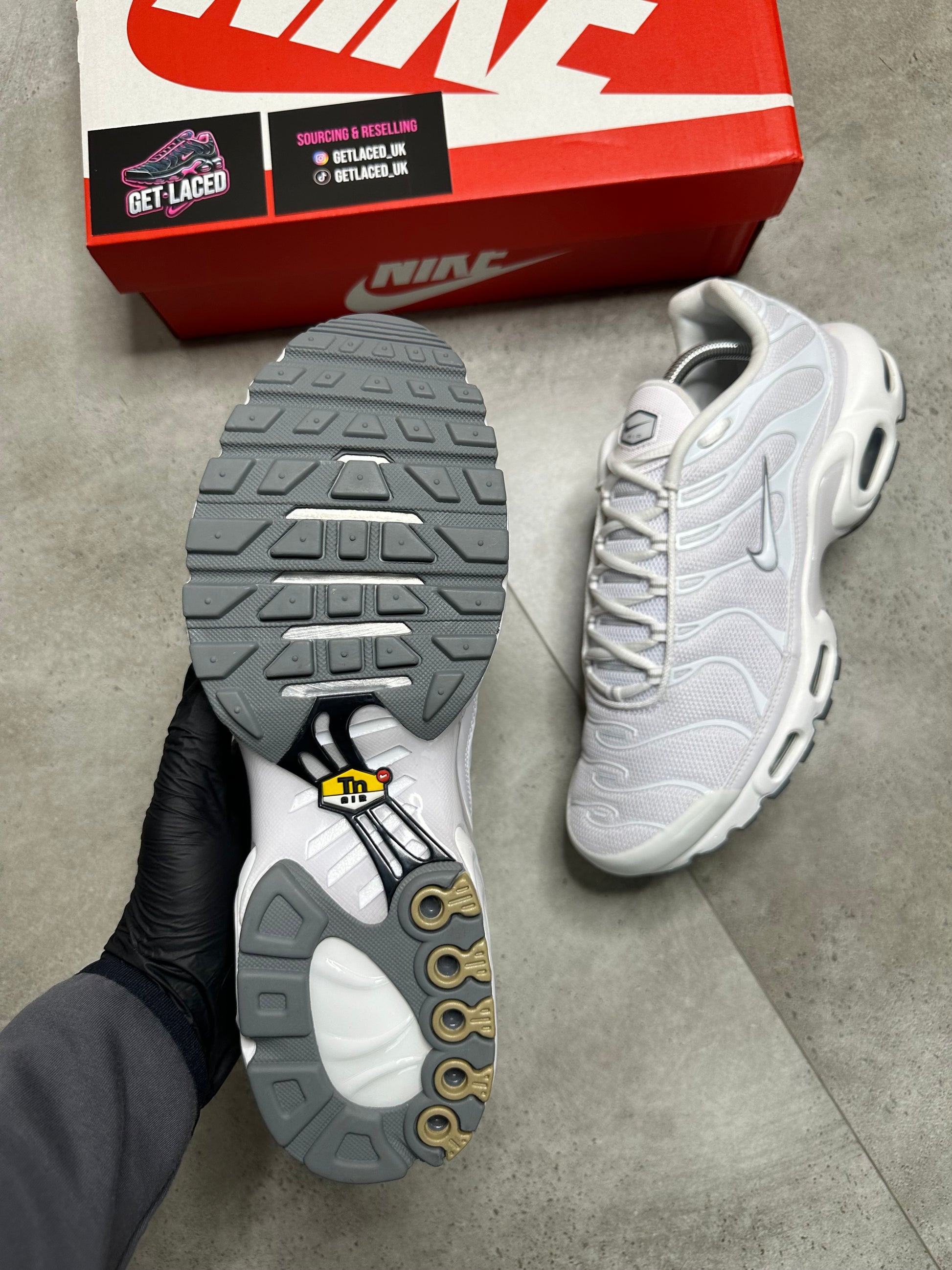 Nike Air Max Plus TN - 'Triple White'