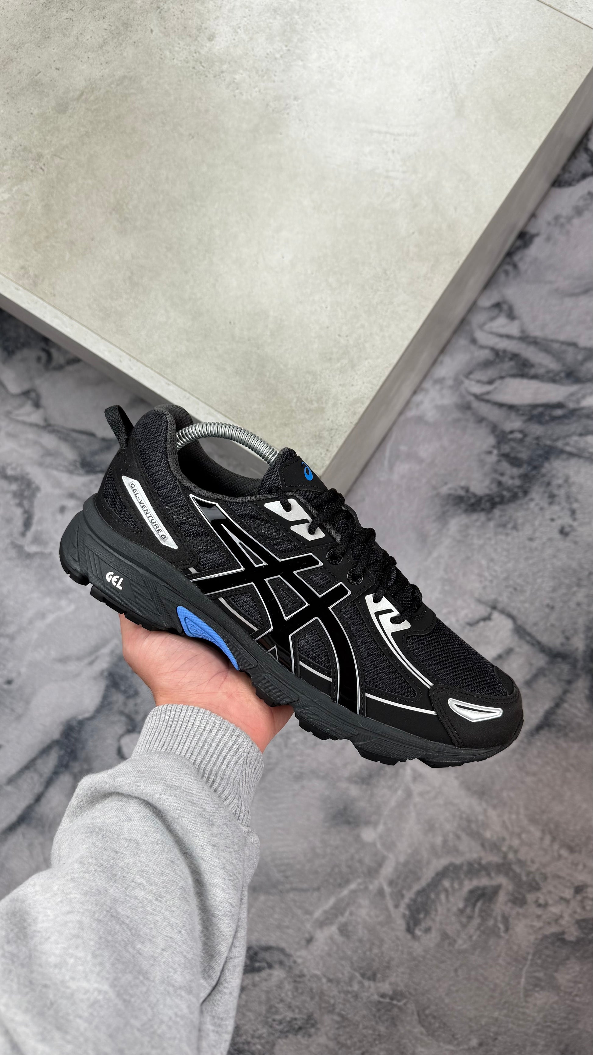 Asics Gel Venture 6 - 'Black / Blue Coast'