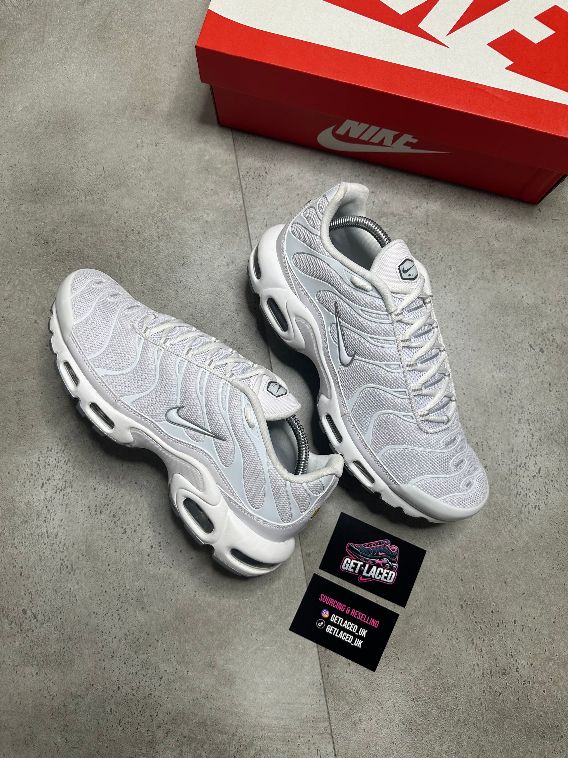 Nike Air Max Plus TN - 'Triple White'