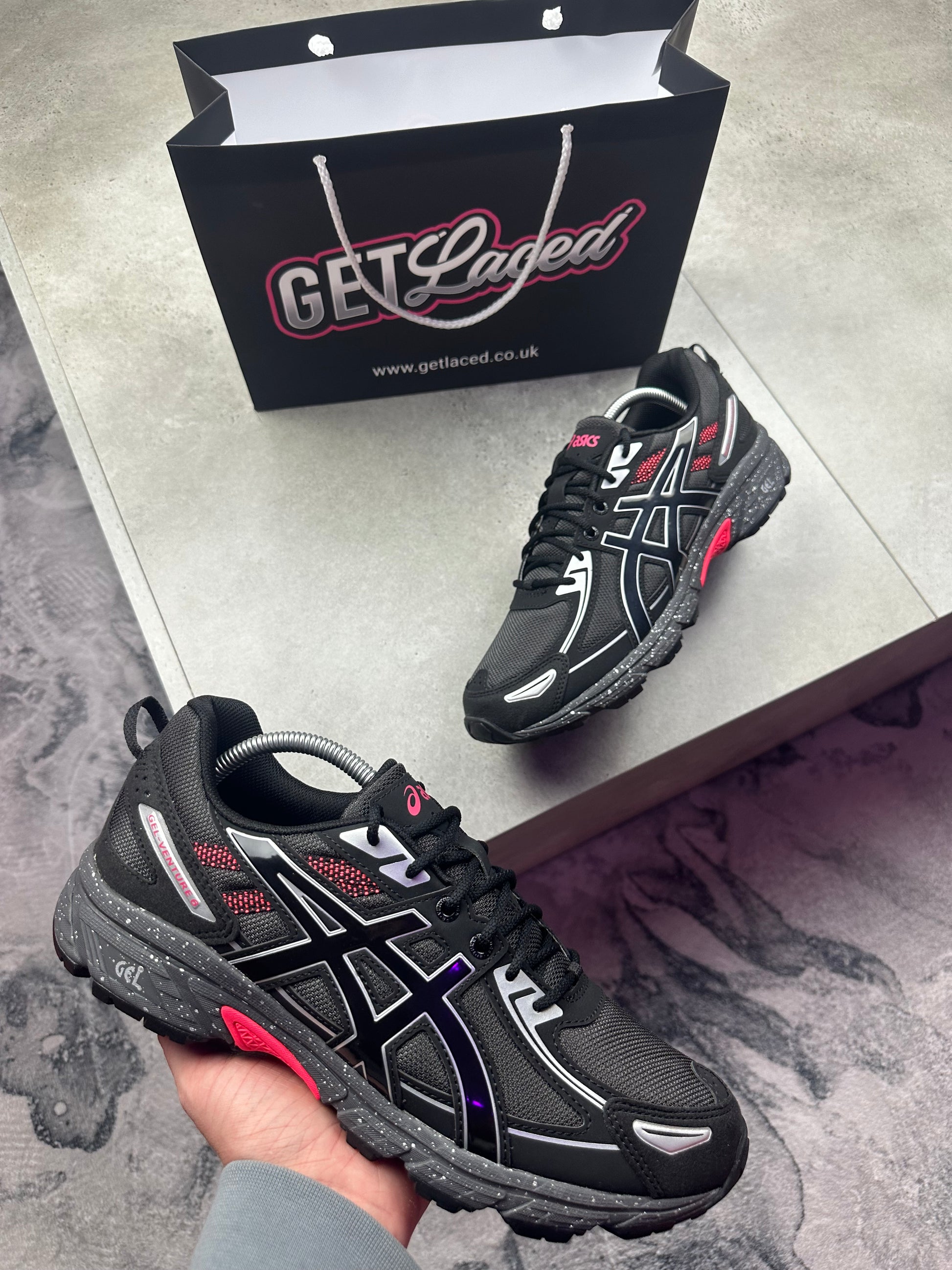 Asics Gel Venture 6 - 'Obsidian Red'