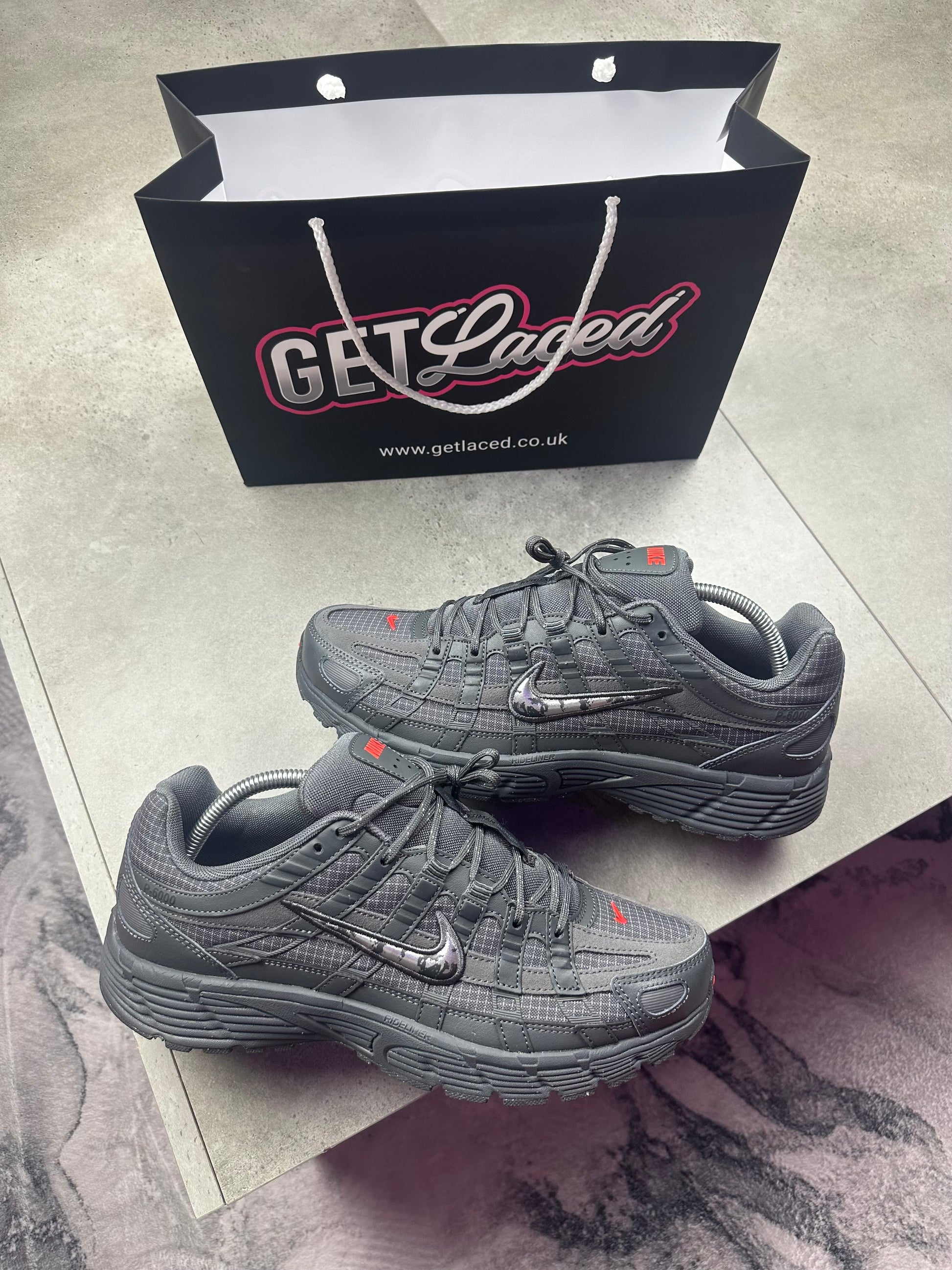 Nike P6000 PRM - 'Iron Grey / Red'