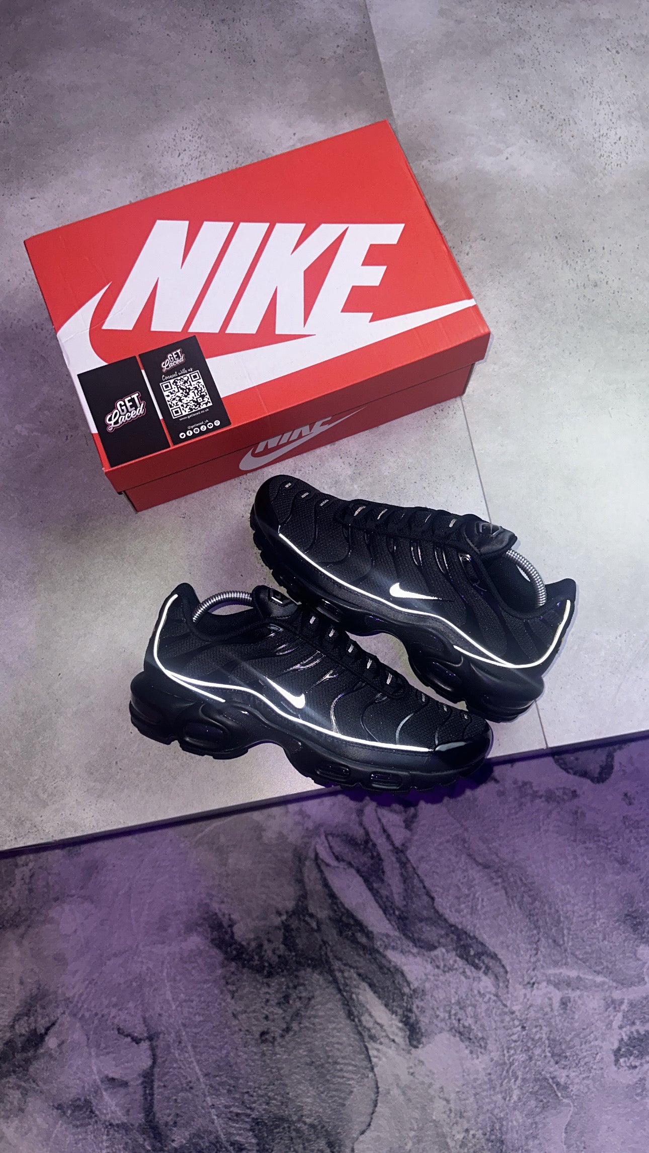 Nike Air Max Plus TN - 'Black Reflective Stripe'