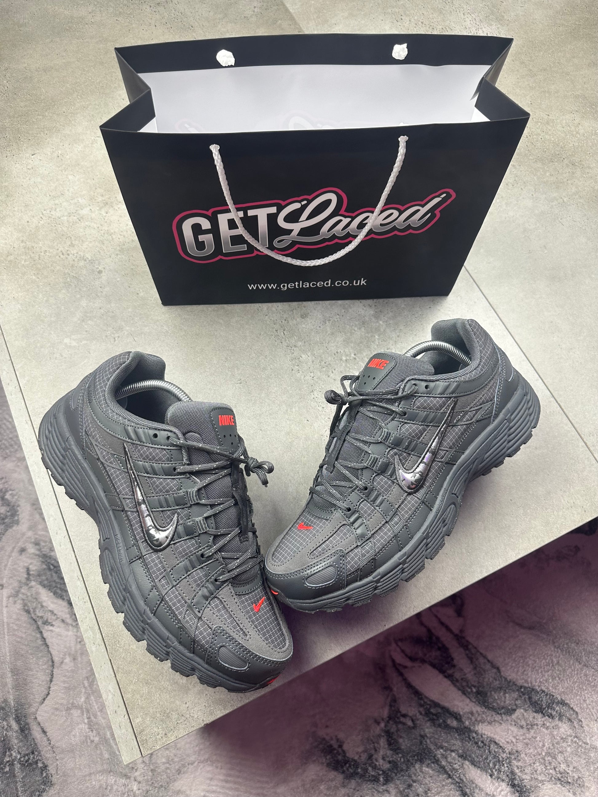 Nike P6000 PRM - 'Iron Grey / Red'