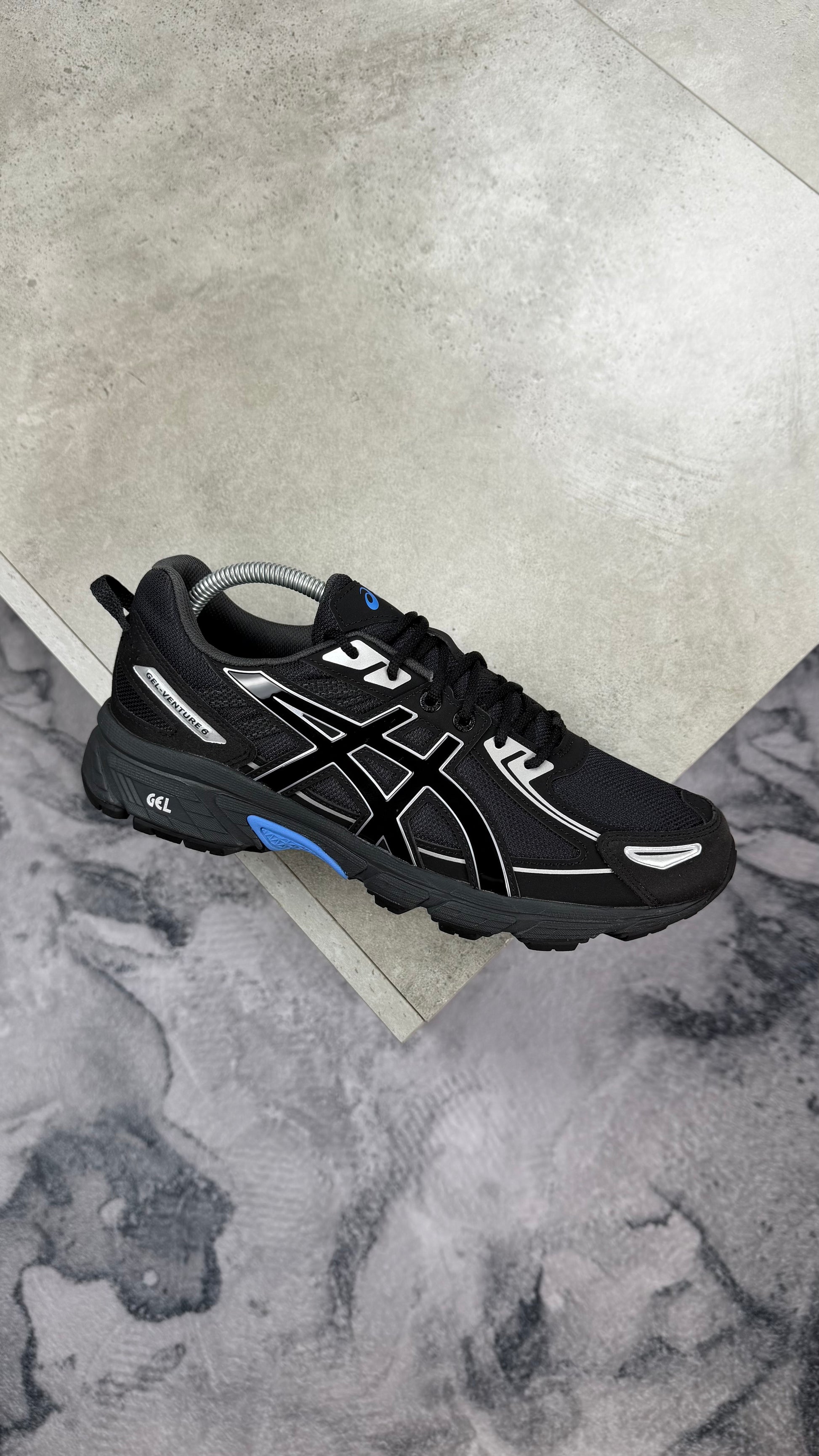 Asics Gel Venture 6 - 'Black / Blue Coast'