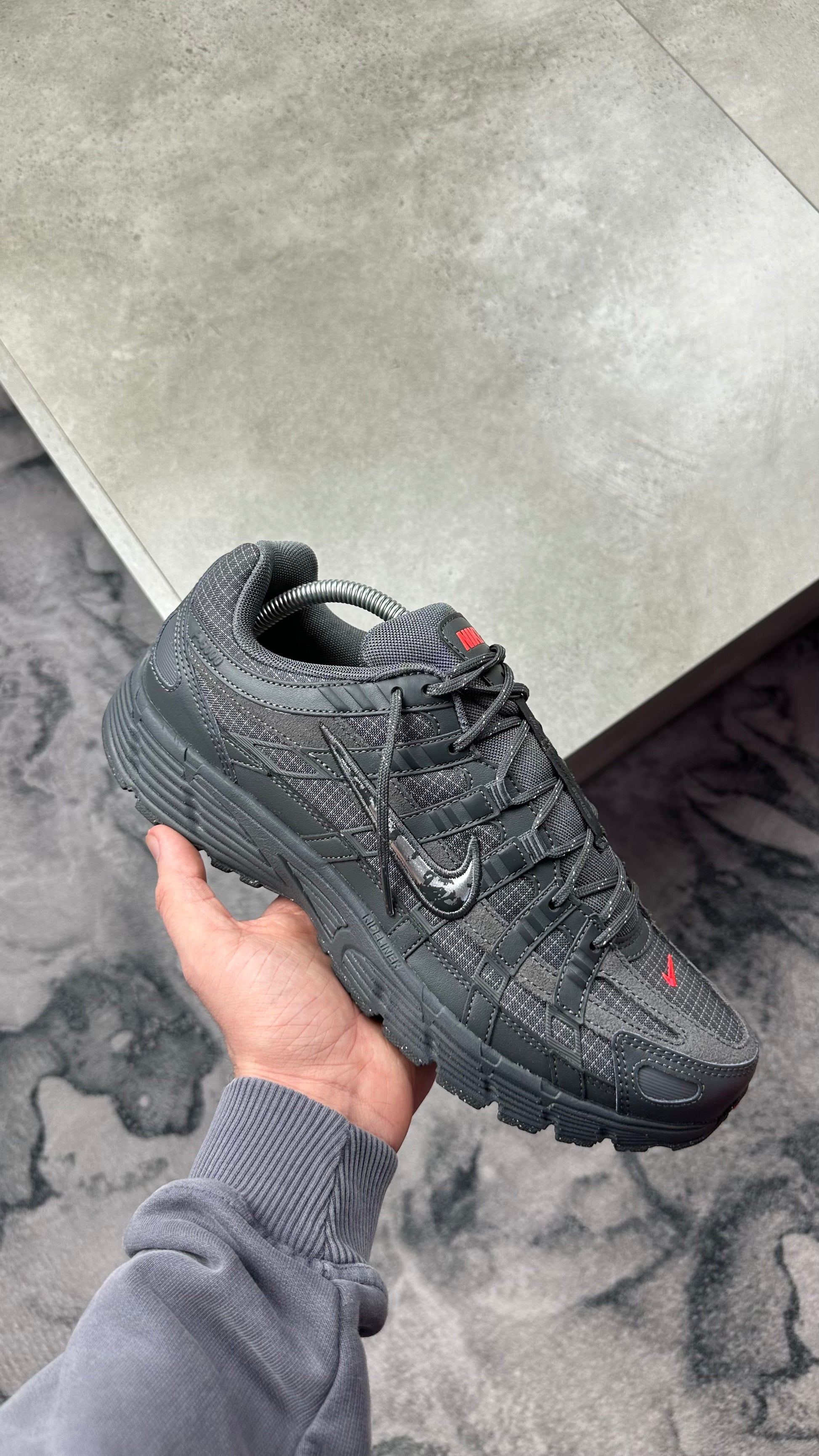 Nike P6000 PRM - 'Iron Grey / Red'