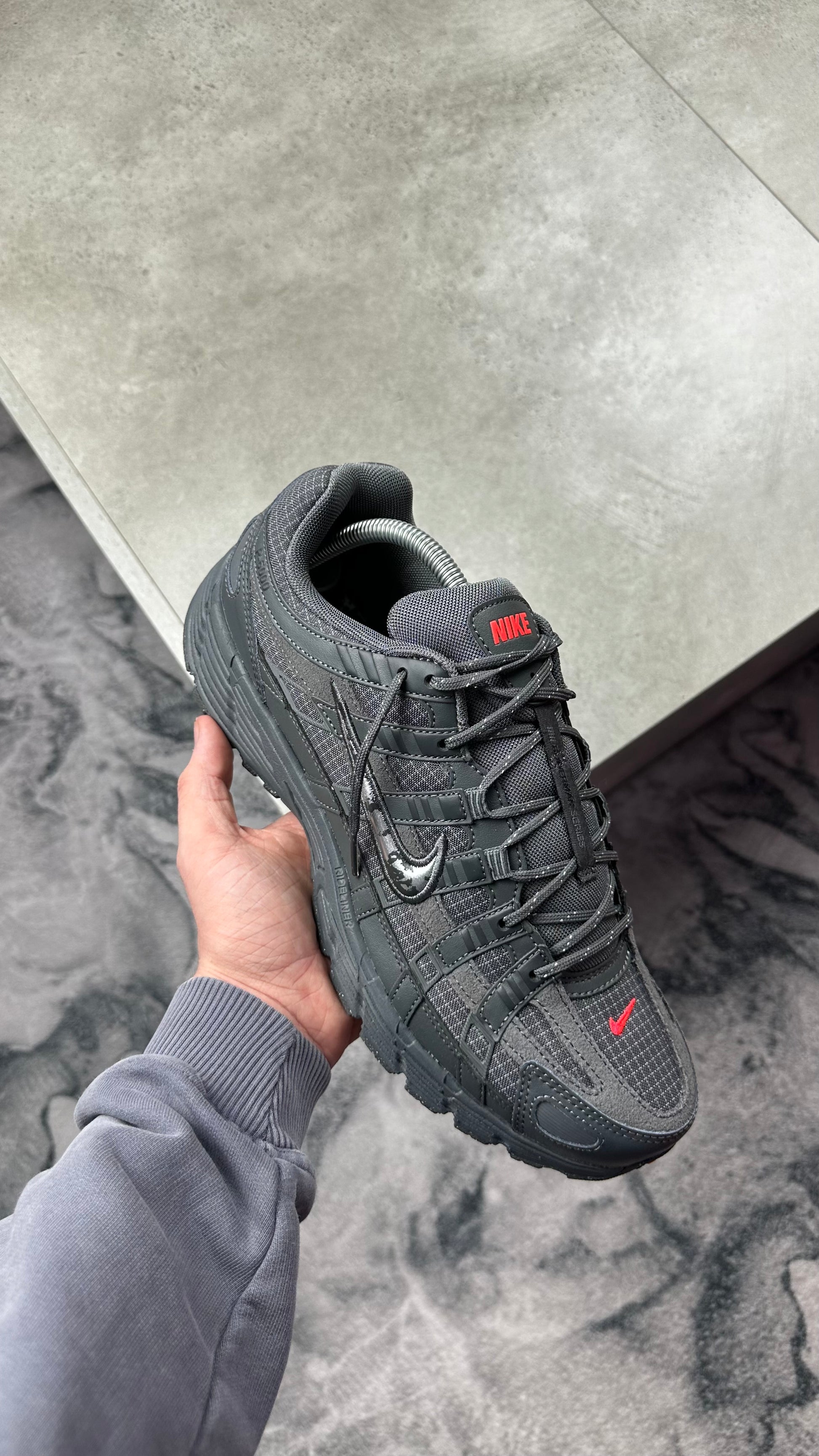 Nike P6000 PRM - 'Iron Grey / Red'