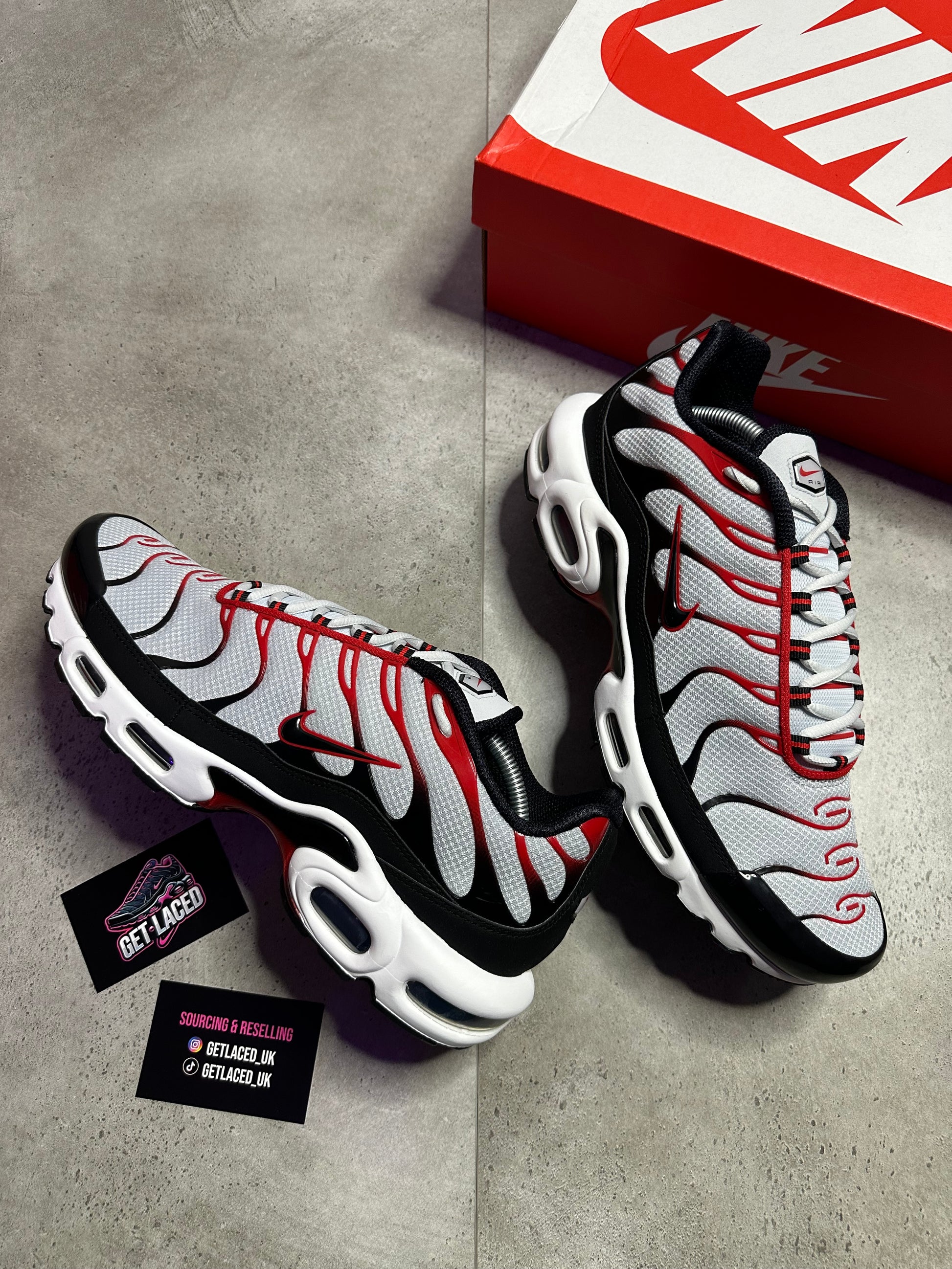 Nike Air Max Plus TN - 'Platinum University Red'