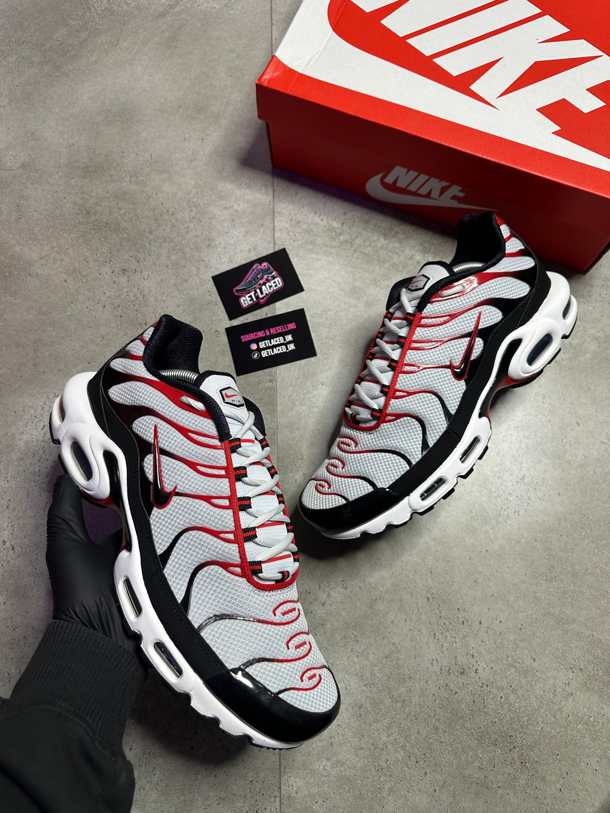 Nike Air Max Plus TN - 'Platinum University Red'