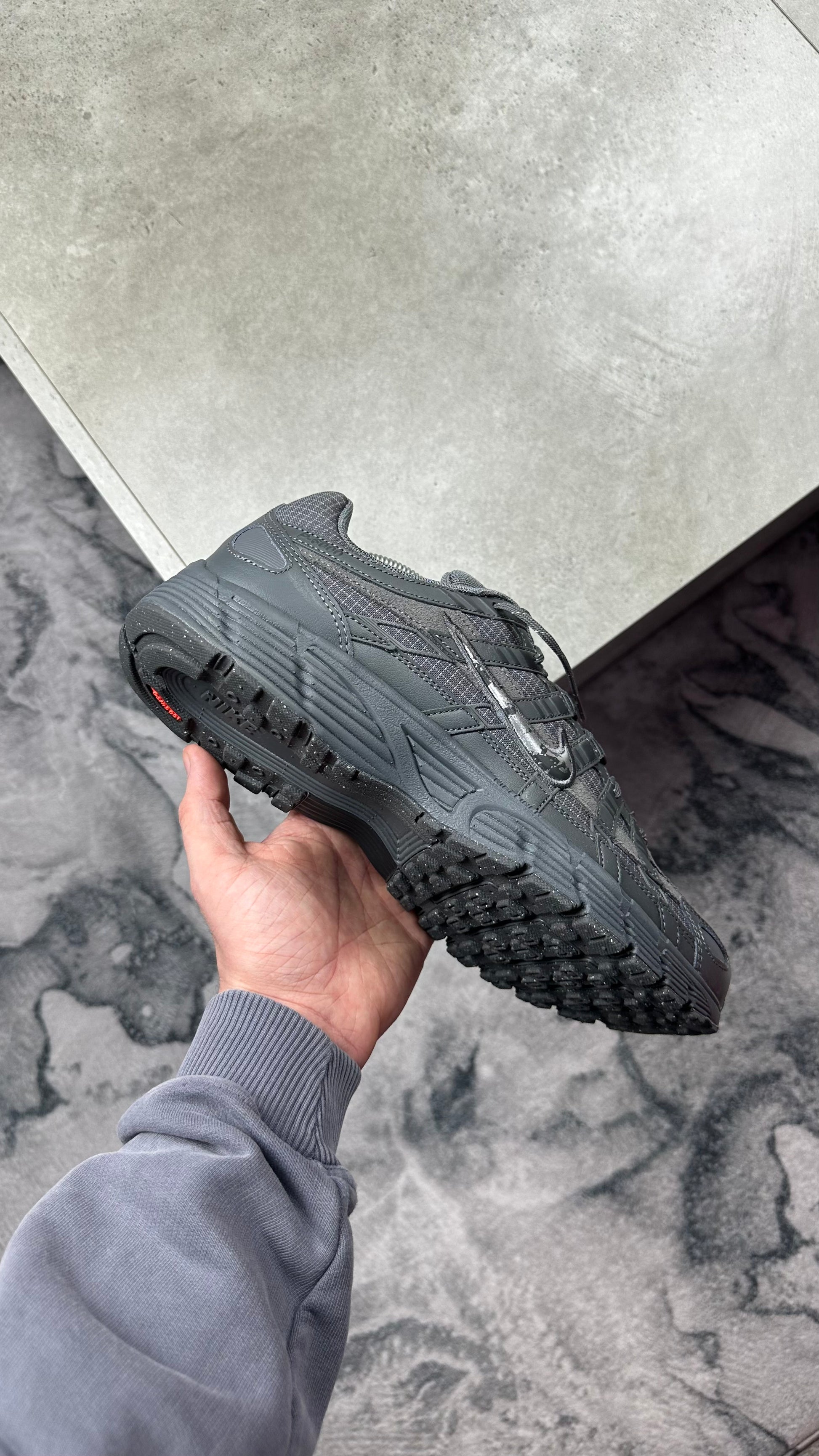 Nike P6000 PRM - 'Iron Grey / Red'