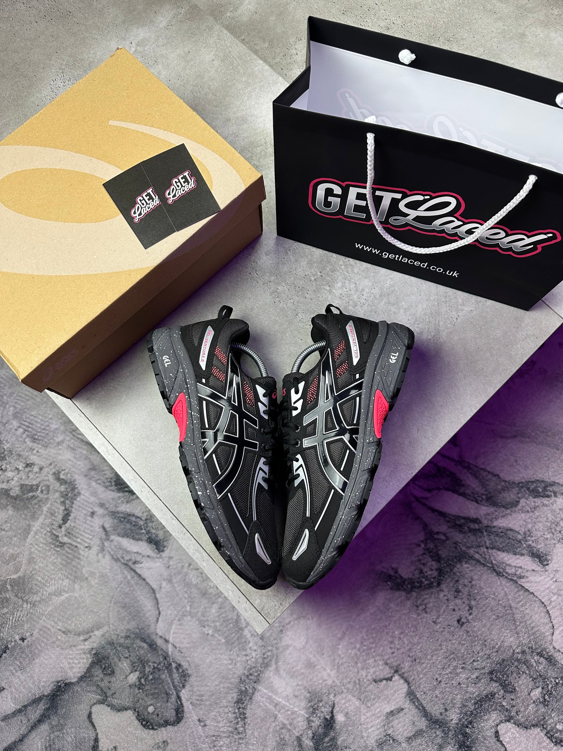 Asics Gel Venture 6 - 'Obsidian Red'