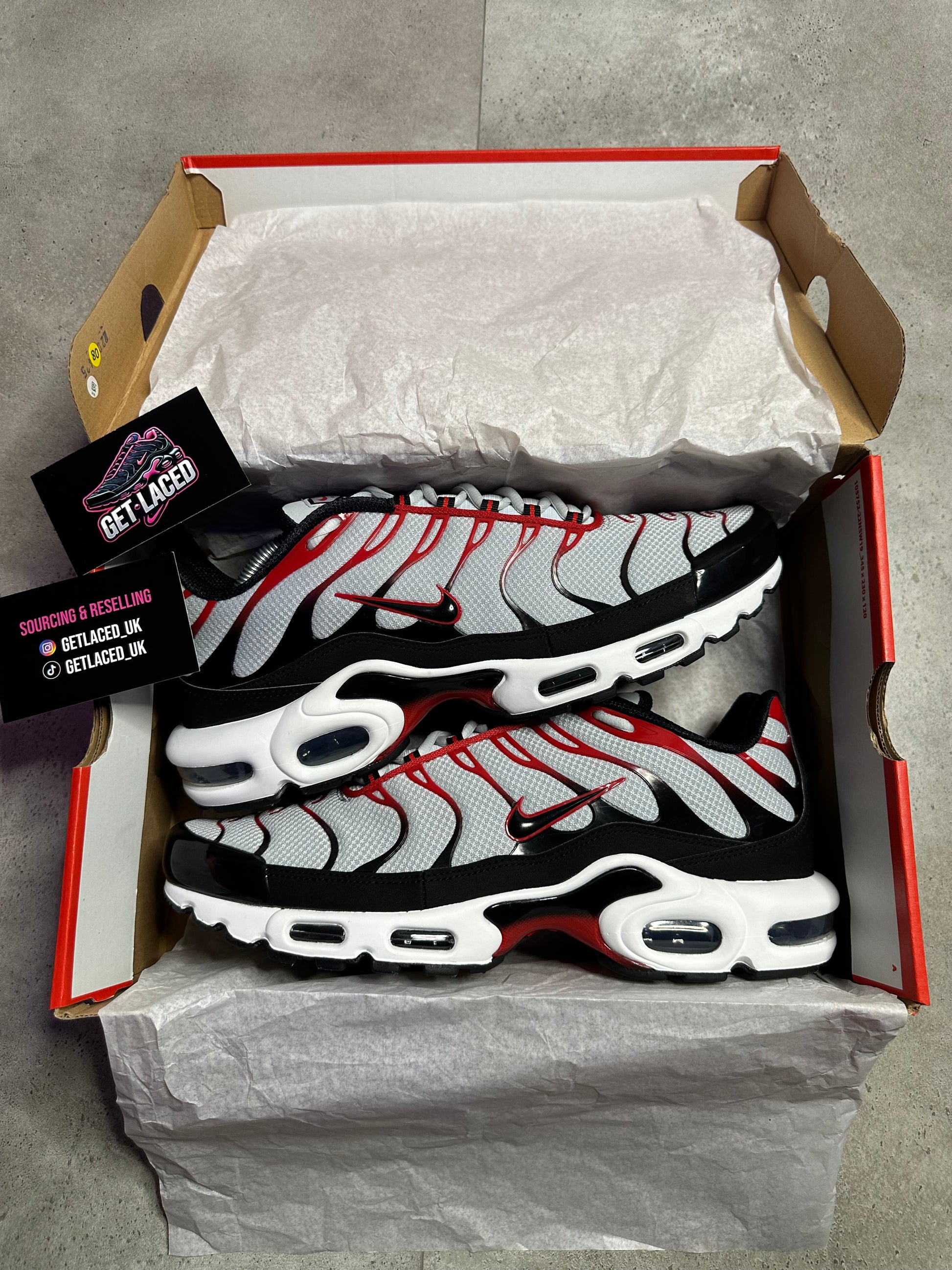 Nike Air Max Plus TN - 'Platinum University Red'