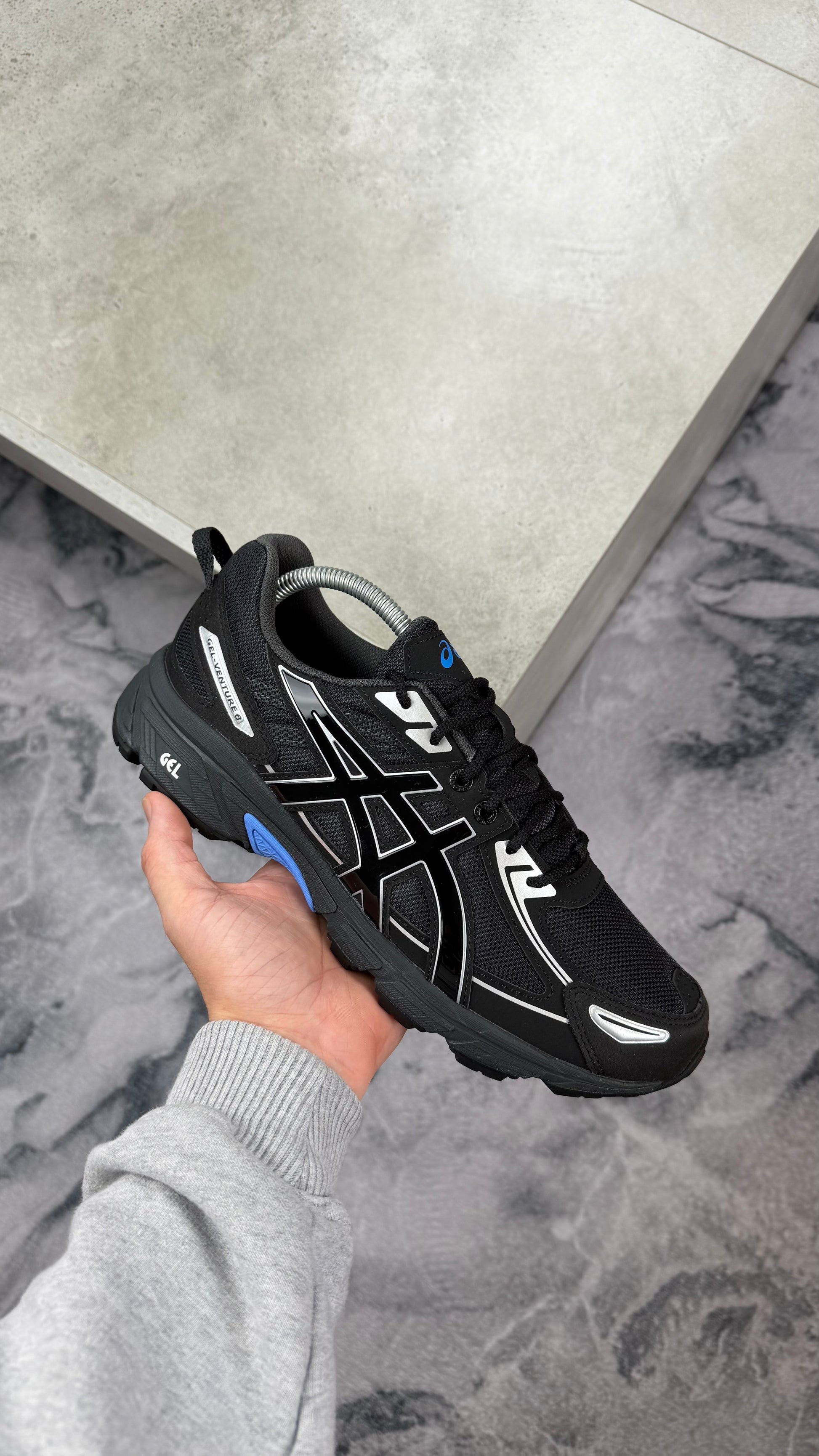 Asics Gel Venture 6 - 'Black / Blue Coast'