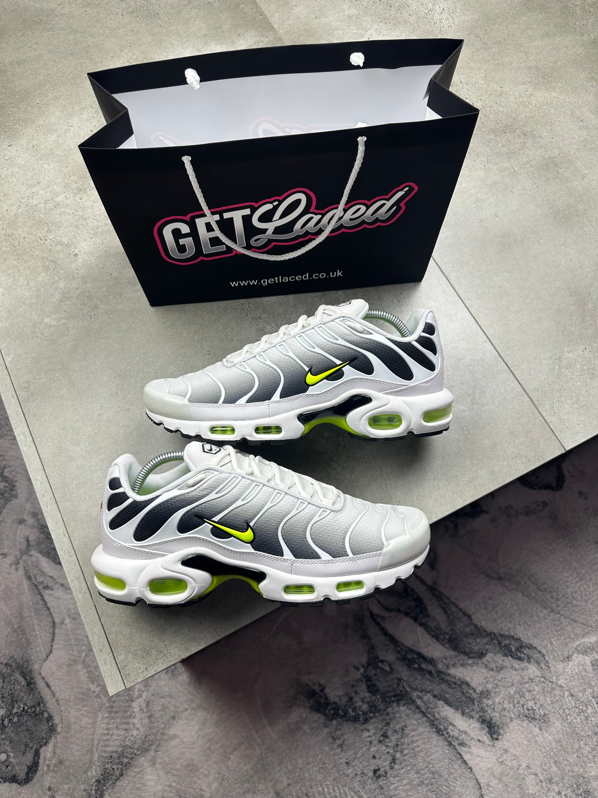 Nike Air Max Plus TN - 'White Volt Green'