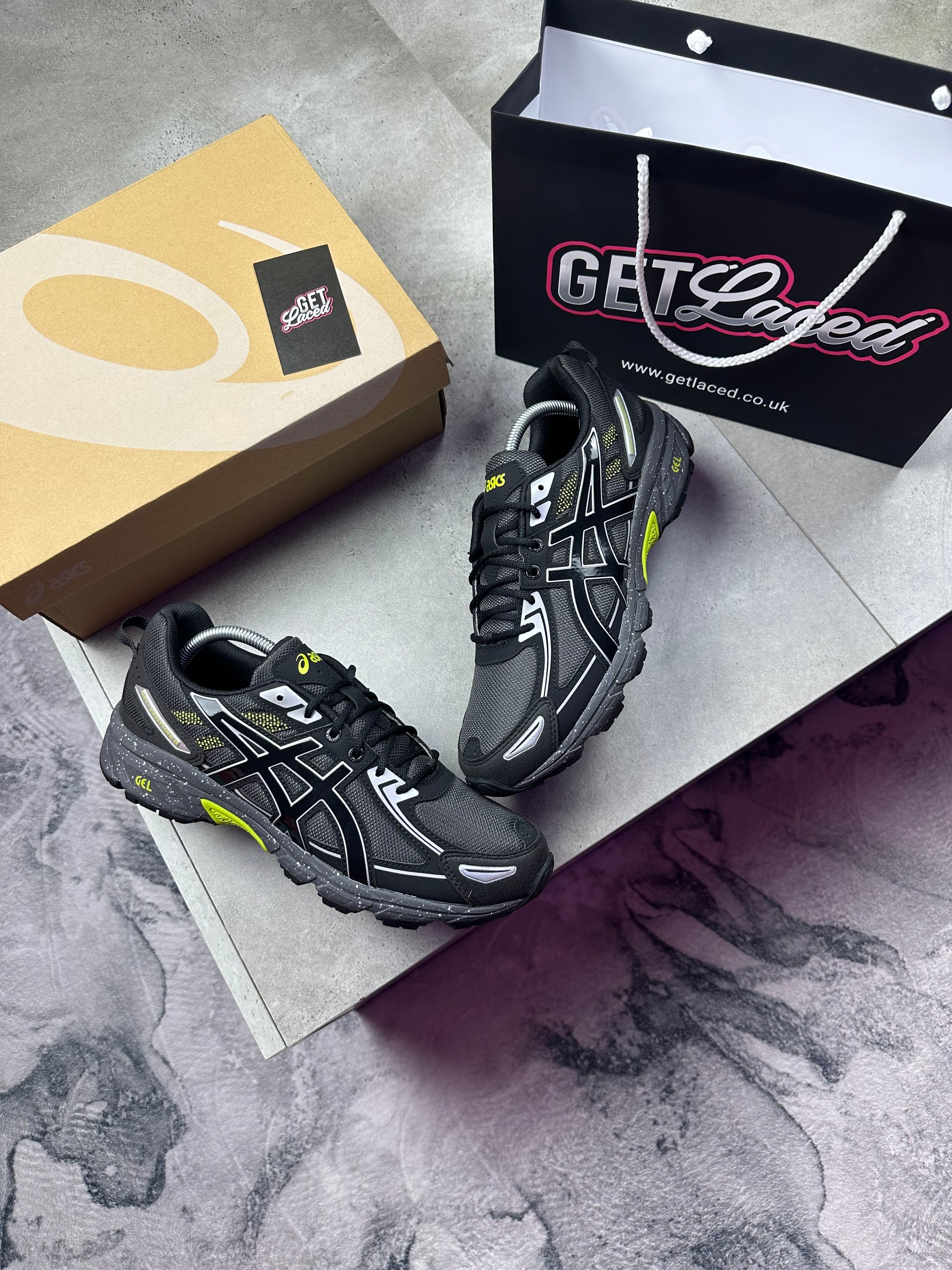 Asics Gel Venture 6 - 'Black Lime'