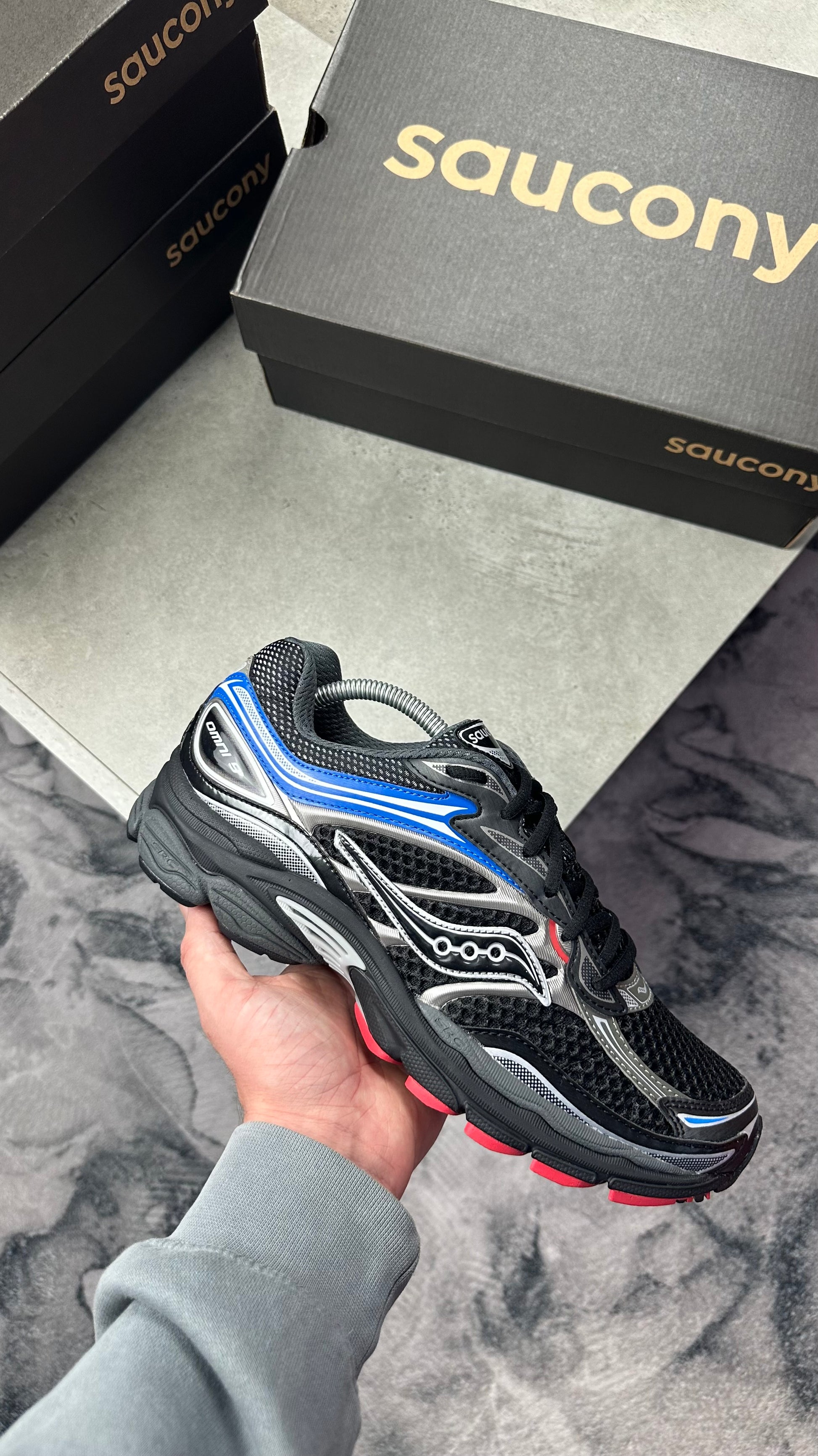 Saucony Progrid Omni 9 - 'Black Multi'