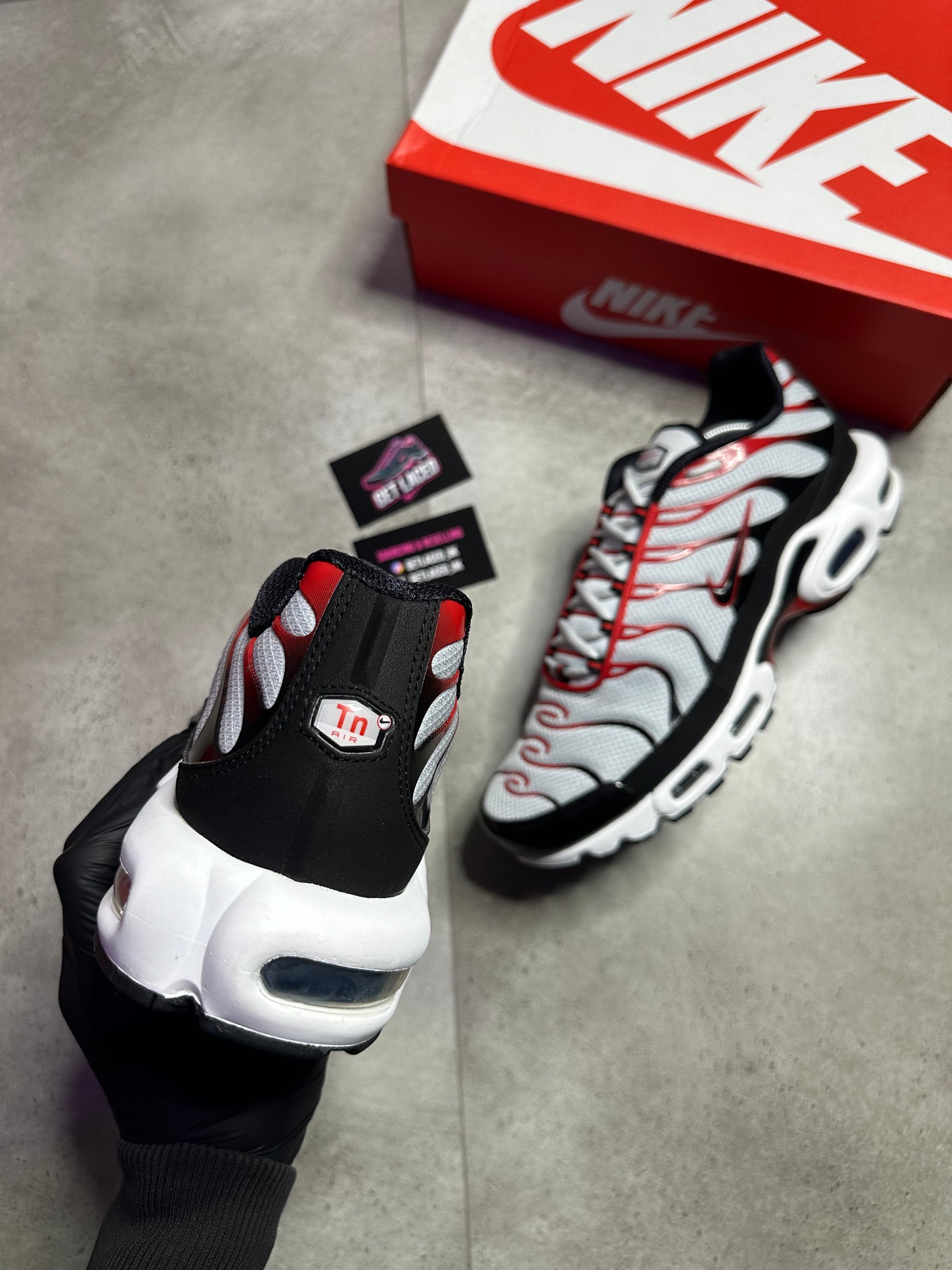 Nike Air Max Plus TN - 'Platinum University Red'