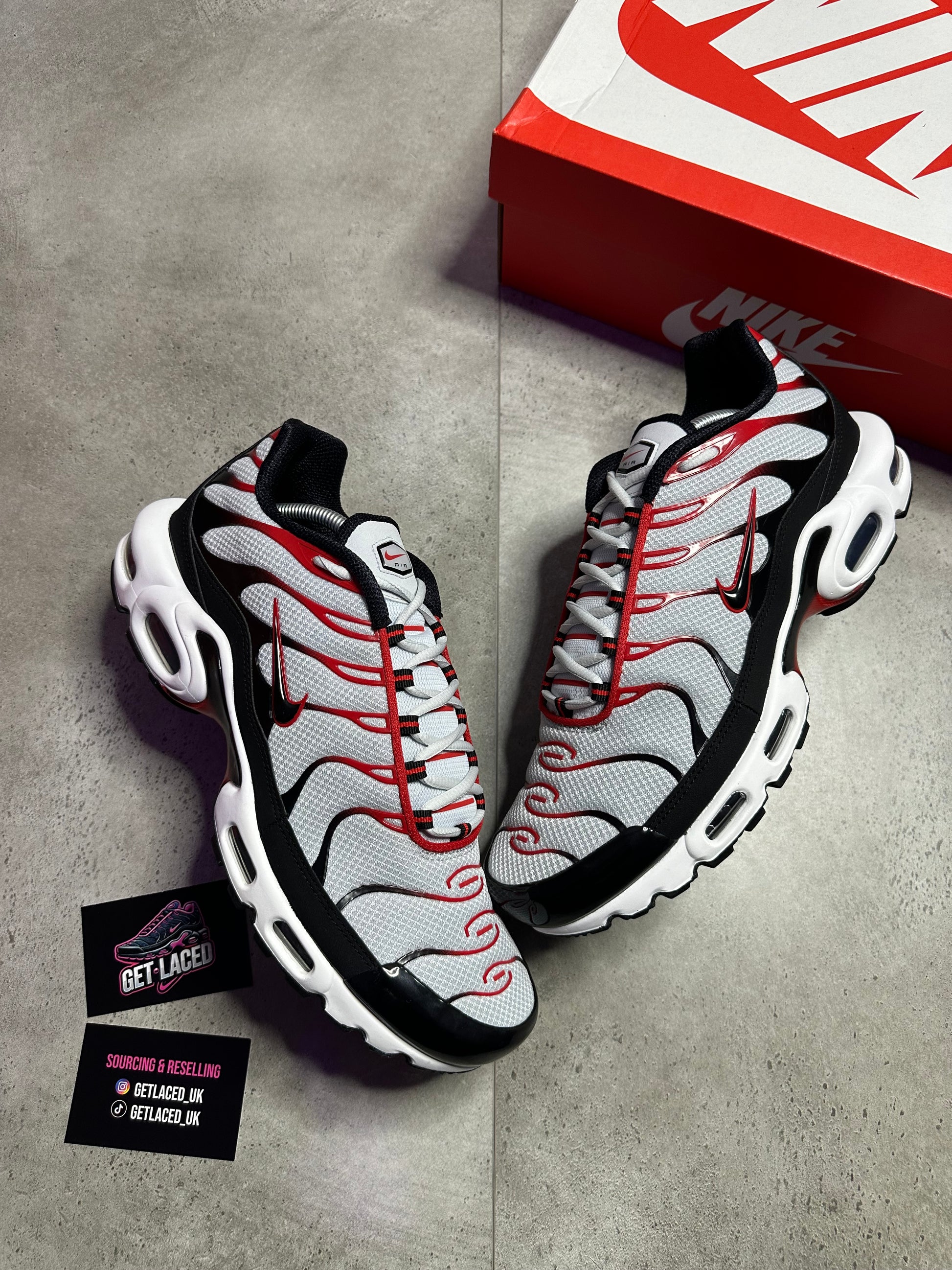 Nike Air Max Plus TN - 'Platinum University Red'
