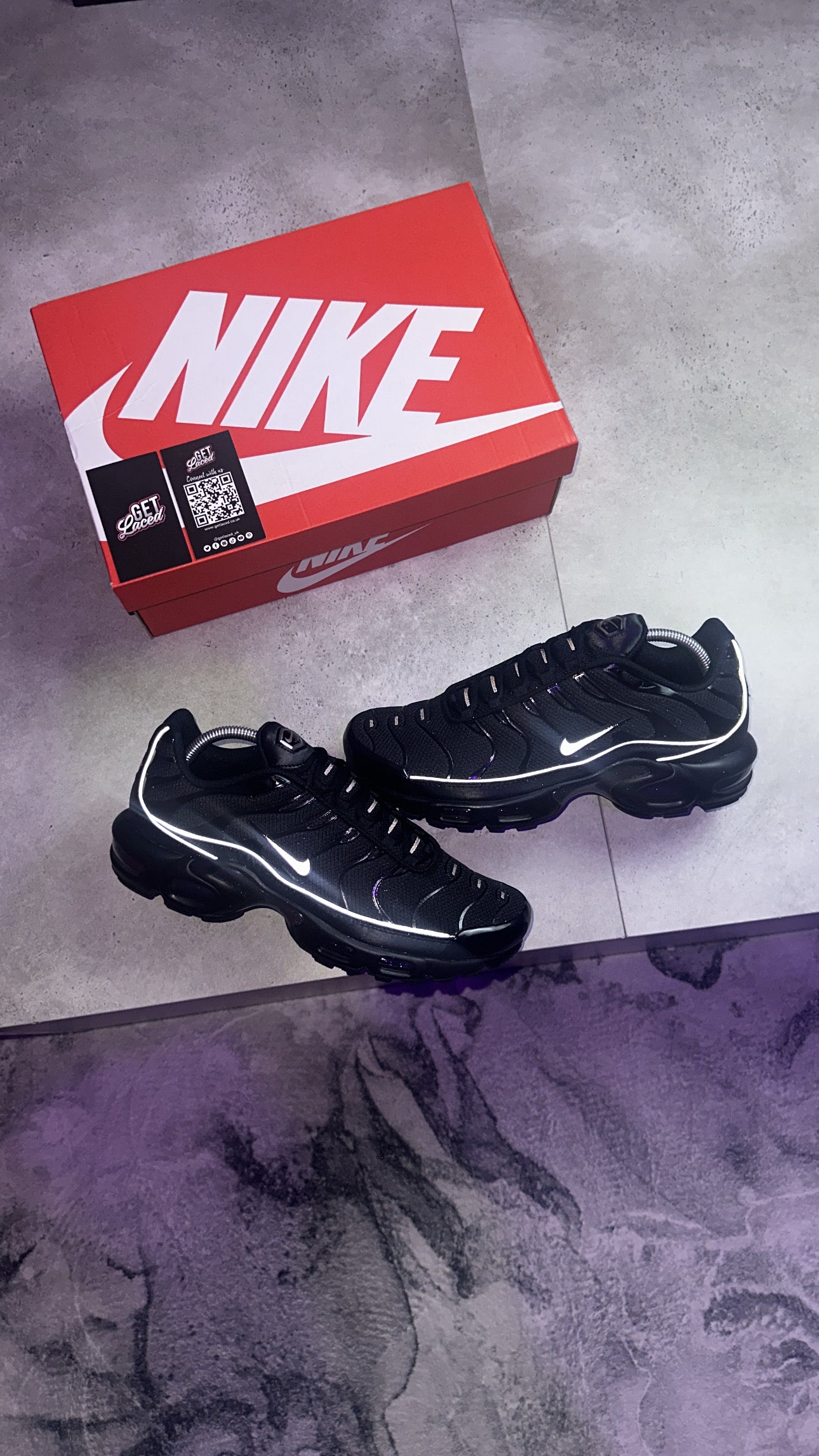 Nike Air Max Plus TN - 'Black Reflective Stripe'